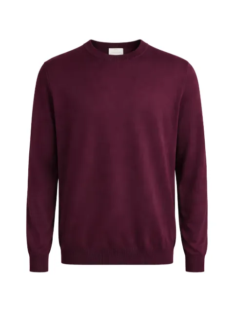 Pal Zileri crew-neck ribbed-trim sweater Red V3M0U300HM730
