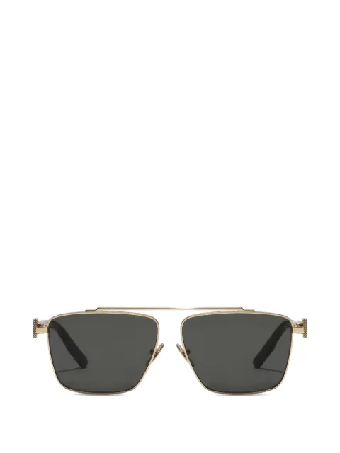 Dolce & Gabbana Eyewear metal plaque sunglasses Gold VG2336VM287