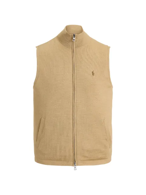 Polo Ralph Lauren reversible gilet Brown 710B22835001