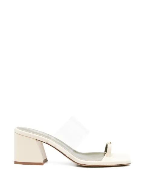 MARIA LUCA toe-ring sandals White DL46009A23041100