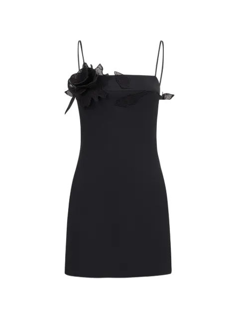 David Koma Lace Rose mini dress Black RE26DK39DA