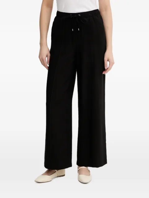 DKNY drawstring wide-leg trousers Black P54K7D81