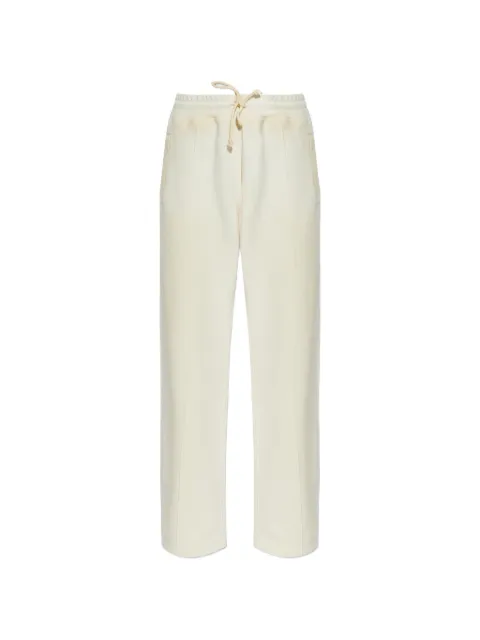 Golden Goose Star sweatpants in white fleece Neutrals GUP02714P002518