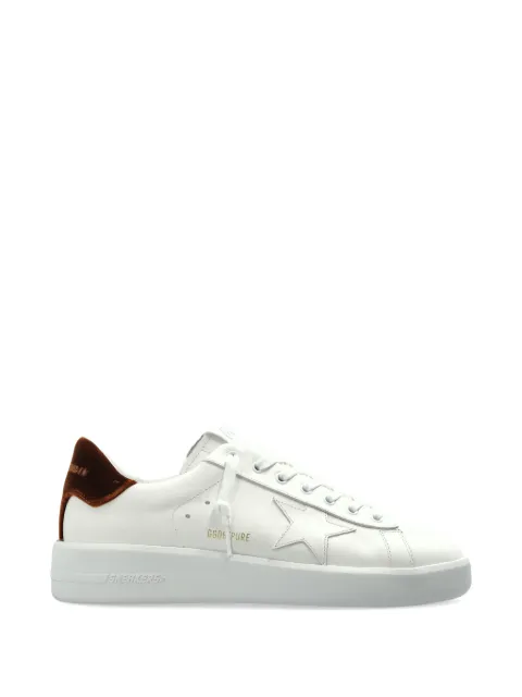 Golden Goose star appliqué leather sneakers White GMF00197F008070