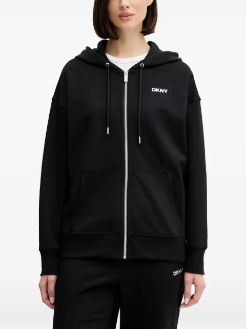 DKNY zip-up hoodie Black DP6J9665