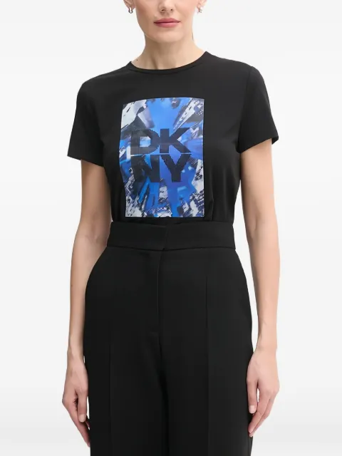 DKNY graphic-print T-shirt Black P5GHZWNA