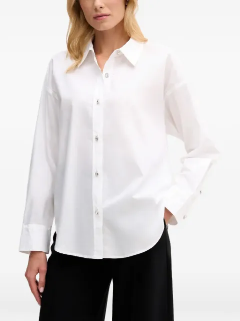 DKNY jewel button shirt White DJ6W2171