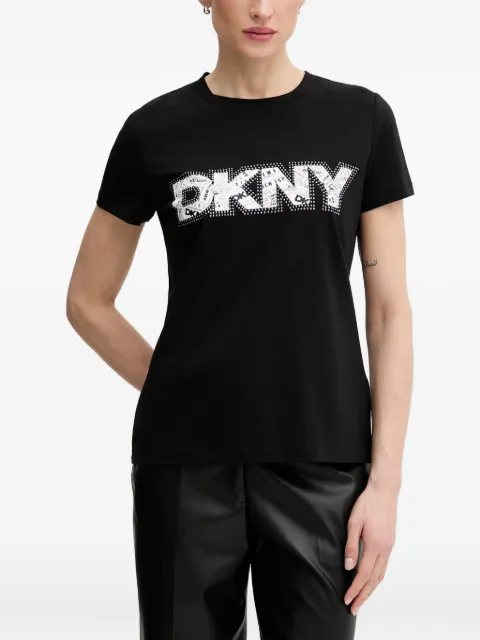 DKNY graphic-print T-shirt Black P5RH3WNA