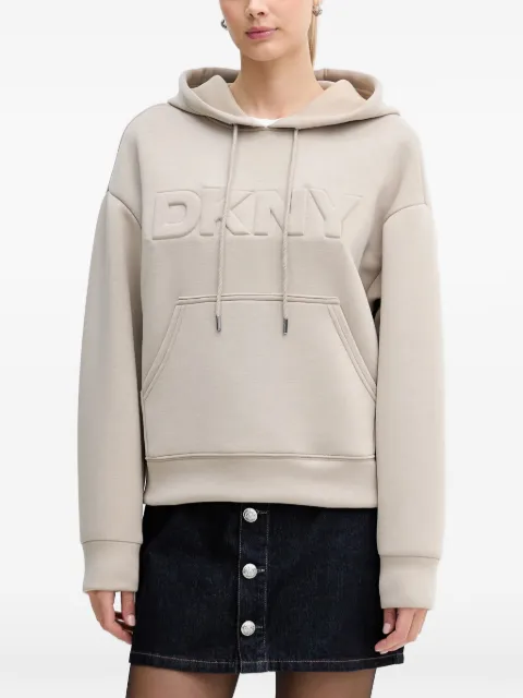 DKNY logo hoodie Neutrals P5JHRDQF