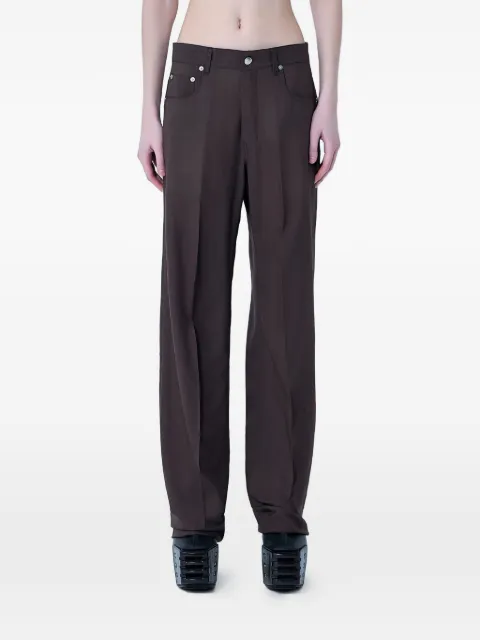 Rick Owens wool trousers Brown RP01F6350WG