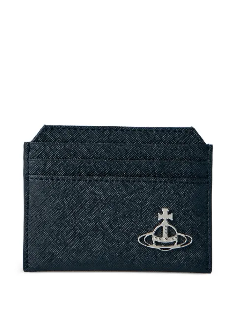 Vivienne Westwood logo-plaque card holder Black 5403000BUS000BN401