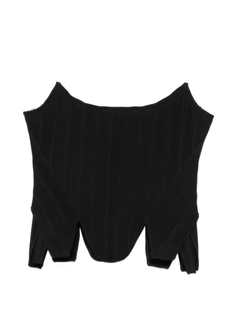 Giuseppe Di Morabito strapless corset top Black 06SSTO40216500
