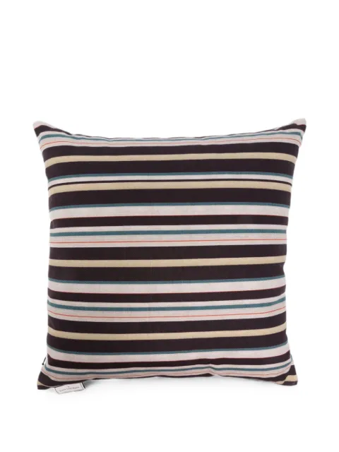 Pierre-Louis Mascia Primula striped zip-fastening cushion Brown PRIMULAS040X040CU065512849101