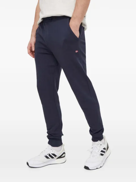 Napapijri logo-patch track pants Blue NP0A4H8C