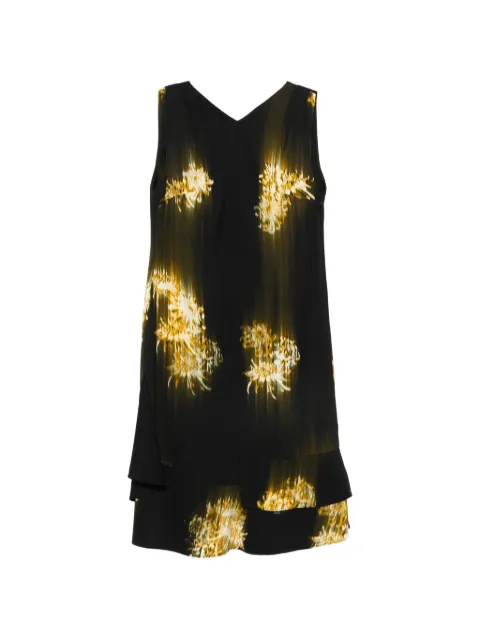 Proenza Schouler V-neck floral-print midi dress Black R2623005