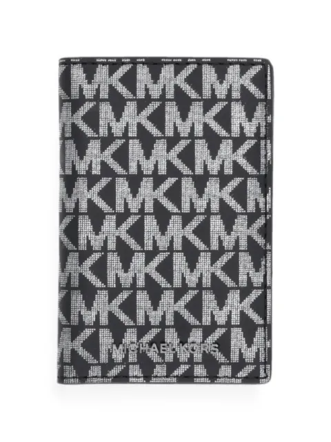Michael Kors Hudson logo-print cardholder Black 39F5LHDD1L
