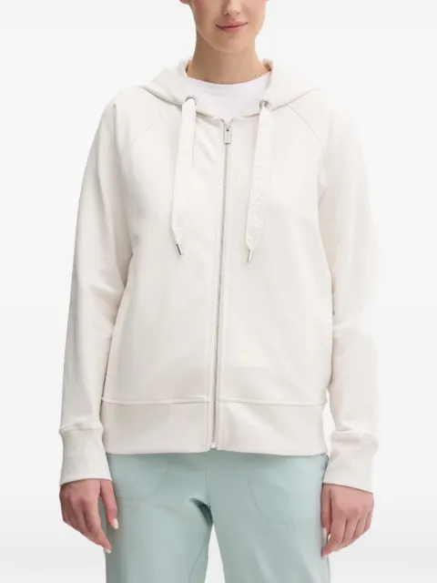 DKNY zip-fastening hoodie White DP5J9510