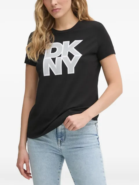 DKNY logo-detail T-shirt Black P5AHSWNA