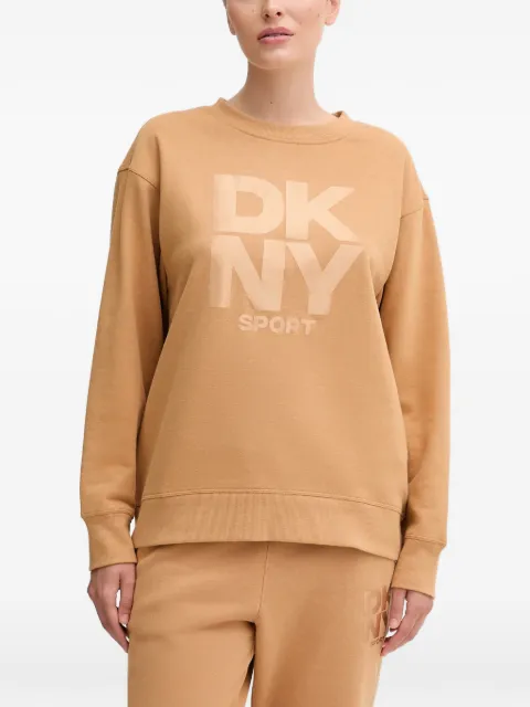 DKNY chest logo sweatshirt Neutrals DP5T1444