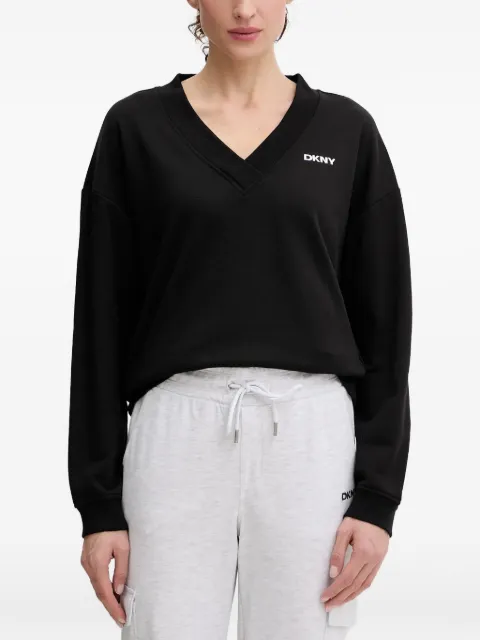 DKNY v-neck sweatshirt Black DP6T1644