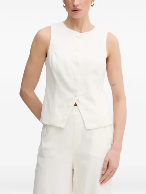 DKNY sleeveless blouse Neutrals DJ6V7011
