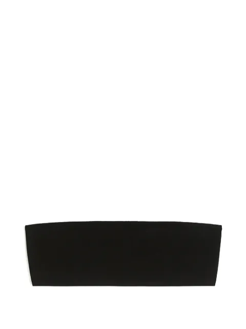 Max Mara fabric stitch bandeau bra Black 2611861033600
