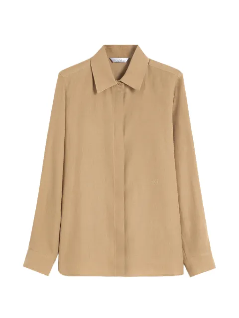 Max Mara collared linen shirt Neutrals 2611111012600