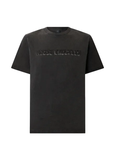 Moose Knuckles textured logo T-shirt Grey M16MT707292