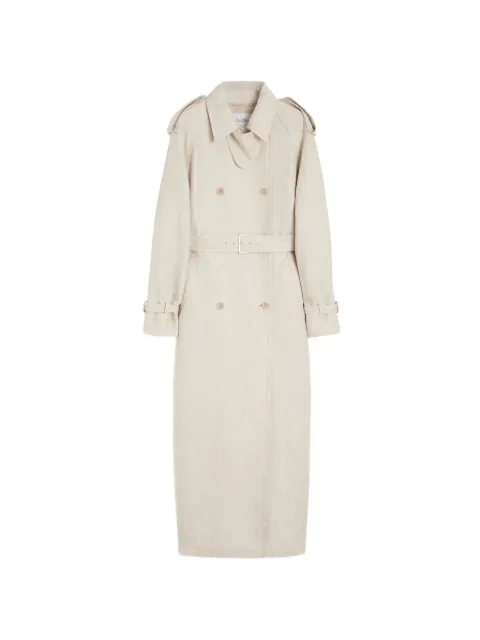 Max Mara double-breasted trench coat Neutrals 2611121153600