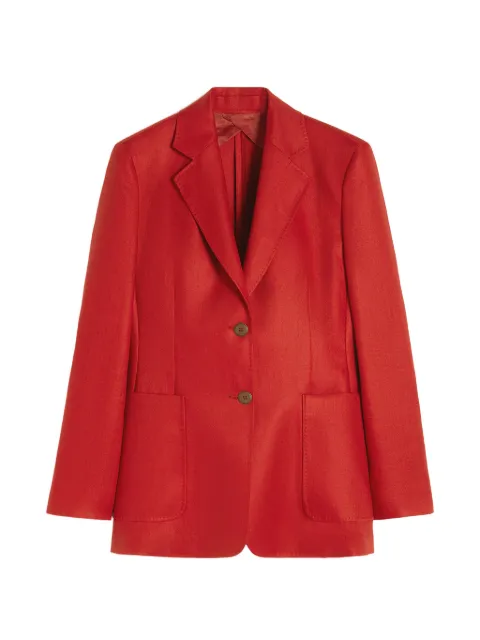 Max Mara single-breasyed blazer Red 2611041052600