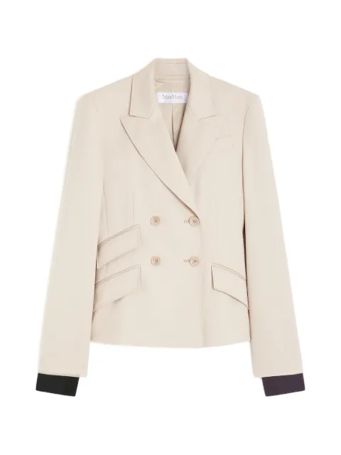 Max Mara double-breasted blazer Neutrals 2611041083600