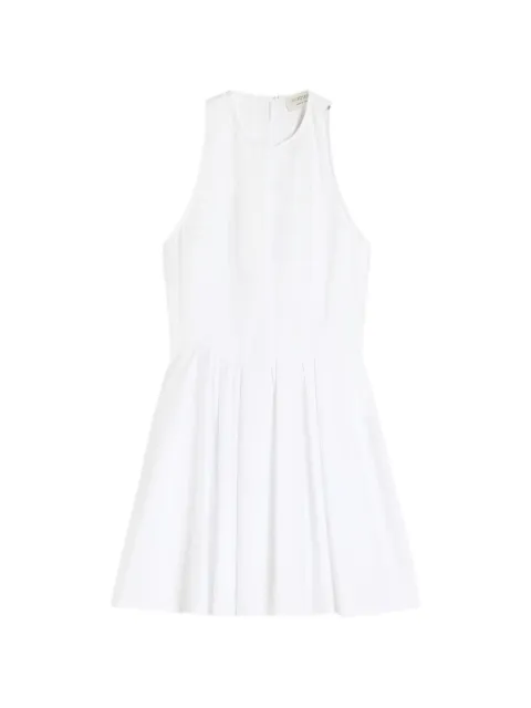 Sportmax pleated mini dress White 2612221102600