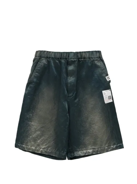 Maison MIHARA YASUHIRO Sun Faded shorts Green J16PT142