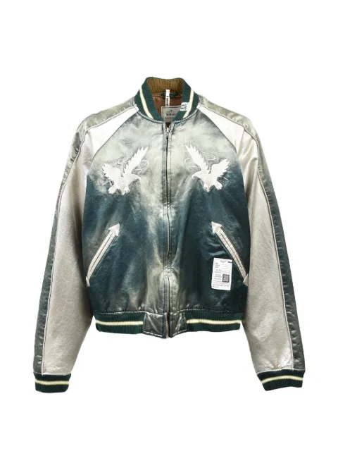 Maison MIHARA YASUHIRO Souvenir bomber jacket Green J16BL141DGRN