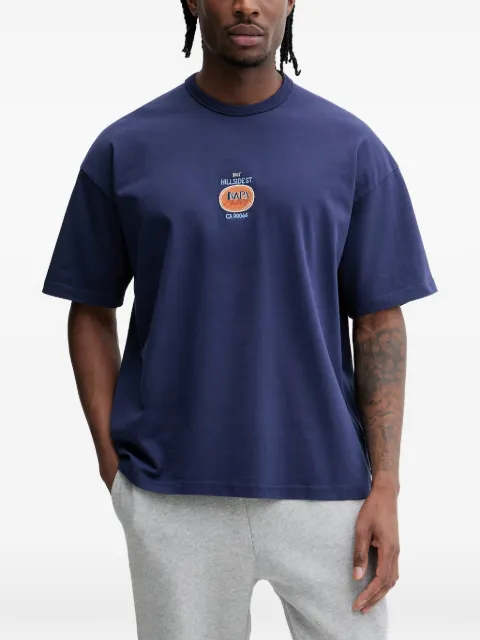 Napapijri Krous embroidered T-shirt Blue NP0A4G3S