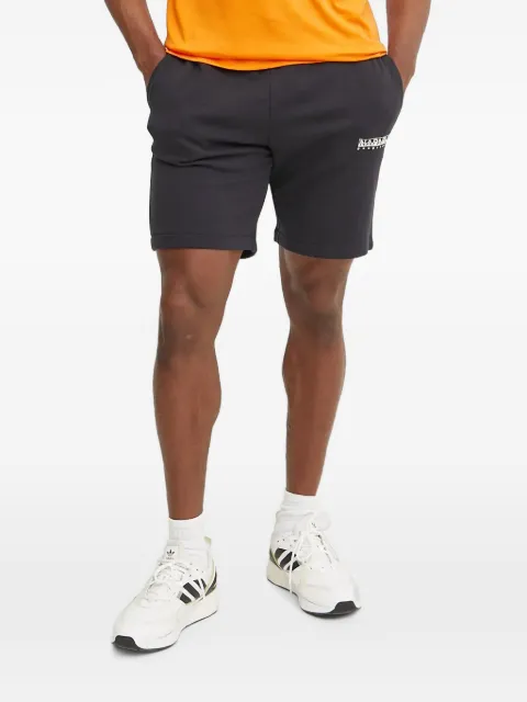Napapijri drawstring logo-detail shorts Grey NP0A4IBQ