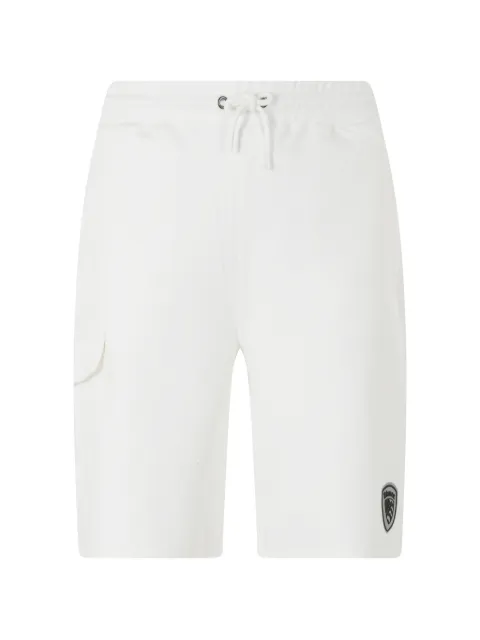 Blauer logo-patch cargo shorts White 26SBLUP02037007441