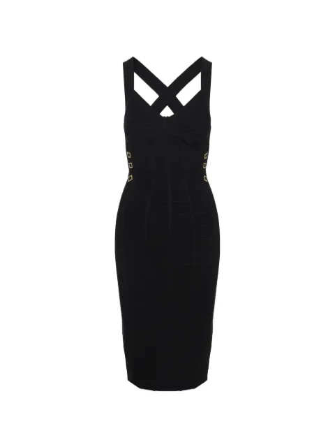 Elisabetta Franchi embellished midi dress Black AM24D62E2