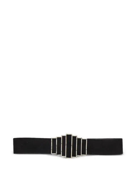 Pirovano Vintage embellished belt Black W22042214