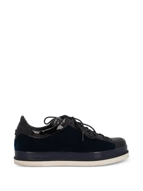 Emporio Armani Pre-Owned lace-up sneakers Blue WCV22110412
