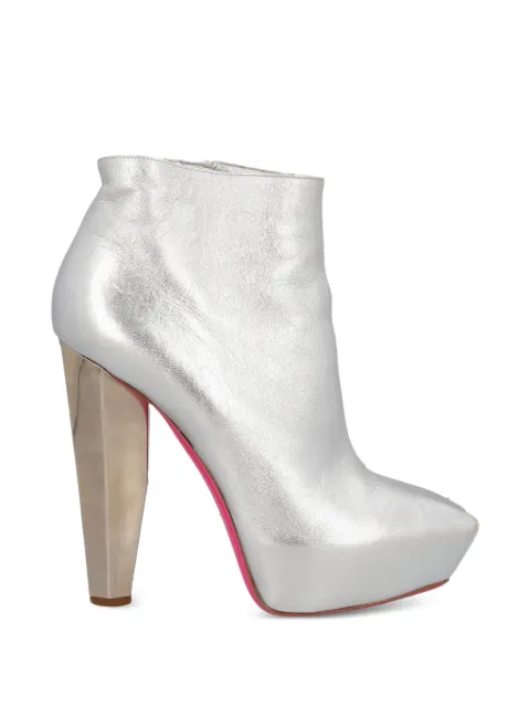 Versus Pre-Owned square-toe boots Silver CVM248443