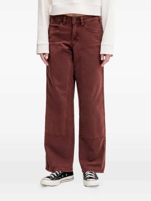 DICKIES logo-patch jeans Brown DK0A4Z7J