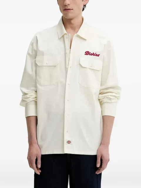 DICKIES chest-pocket embroidered shirt Neutrals DK0A4Z7P