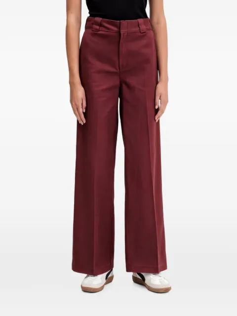 DICKIES logo-patch trousers Red DK0A4YSE