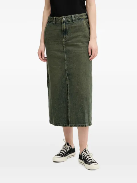 DICKIES midi denim skirt Green DK0A866S