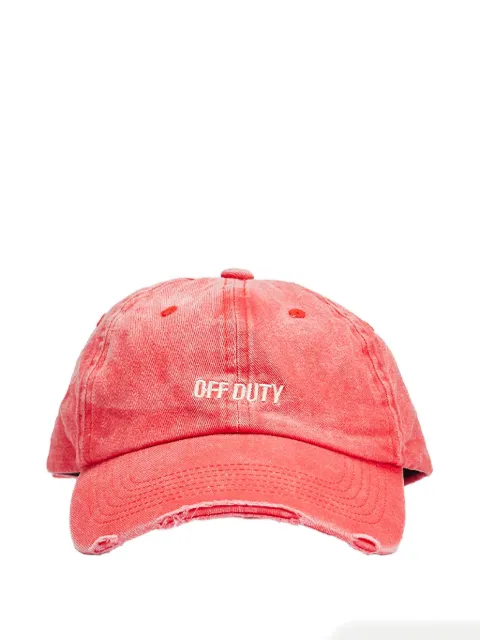 Off Duty Neith washed cap Red ODS26AC7200