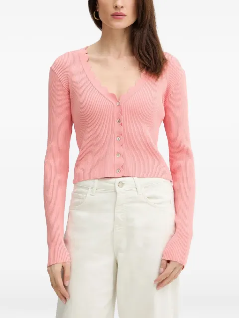 Silvian Heach Rauen ribbed cardigan Pink GPP26394CD