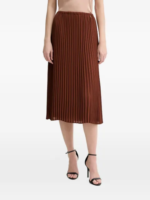 Silvian Heach Midiam pleated midi skirt Brown GPP26200LO
