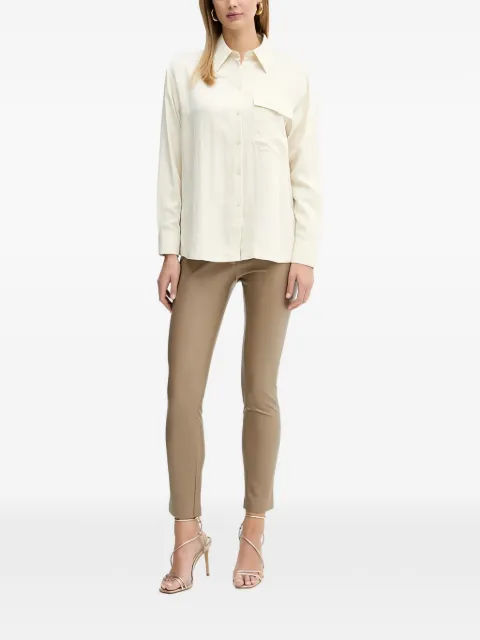 Silvian Heach Divon pocket shirt Neutrals GPP26163CA