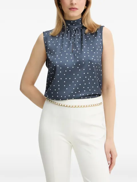 Silvian Heach polka-dot blouse Grey GPP26339TO